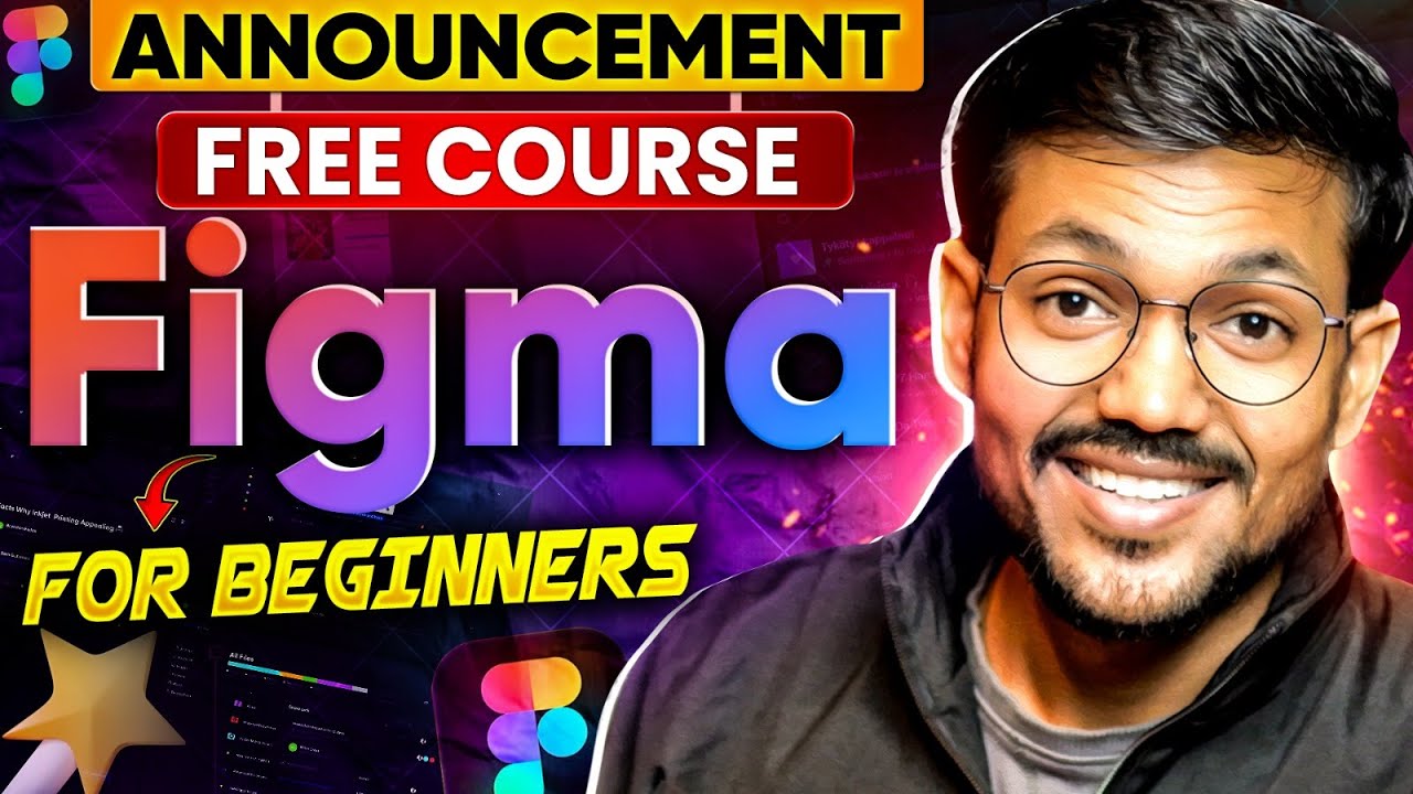 Announcement : Figma Tutorial | From Beginner To Advance | Free Course | Figma | UIUX