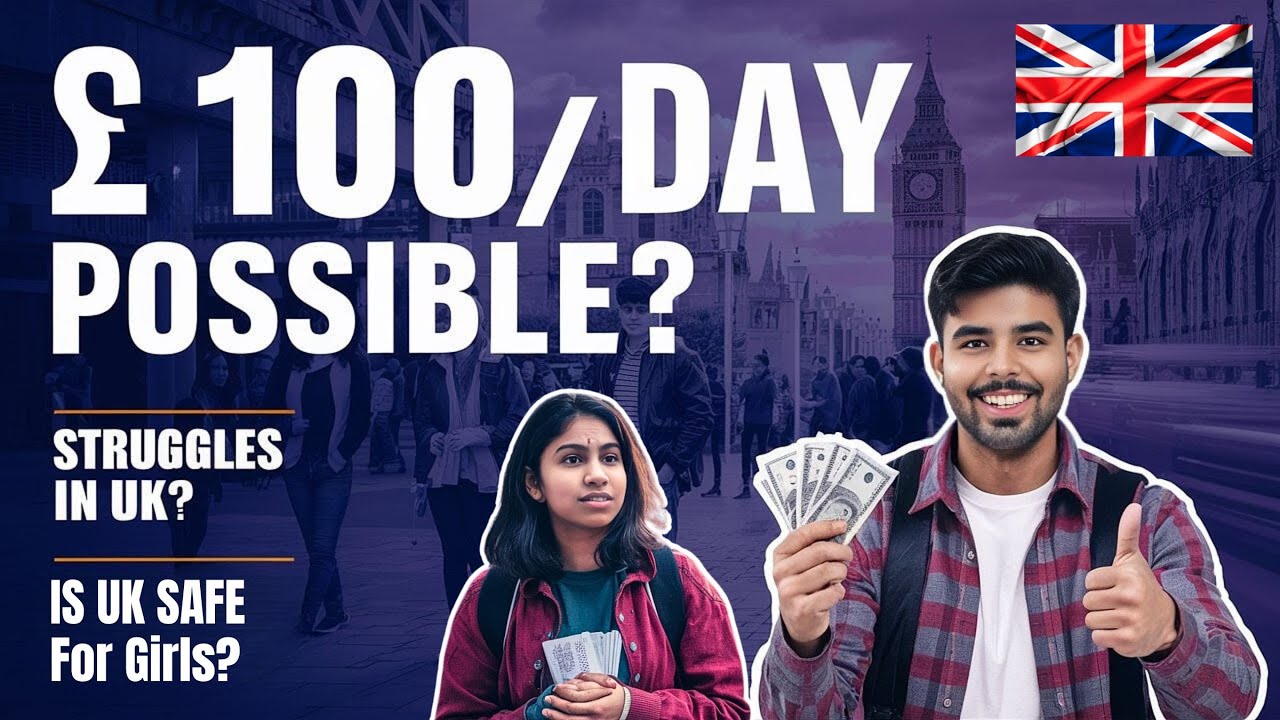 Can Earning £100/day in UK Possible As An International Student? | Struggle in UK | Safe for Girls?