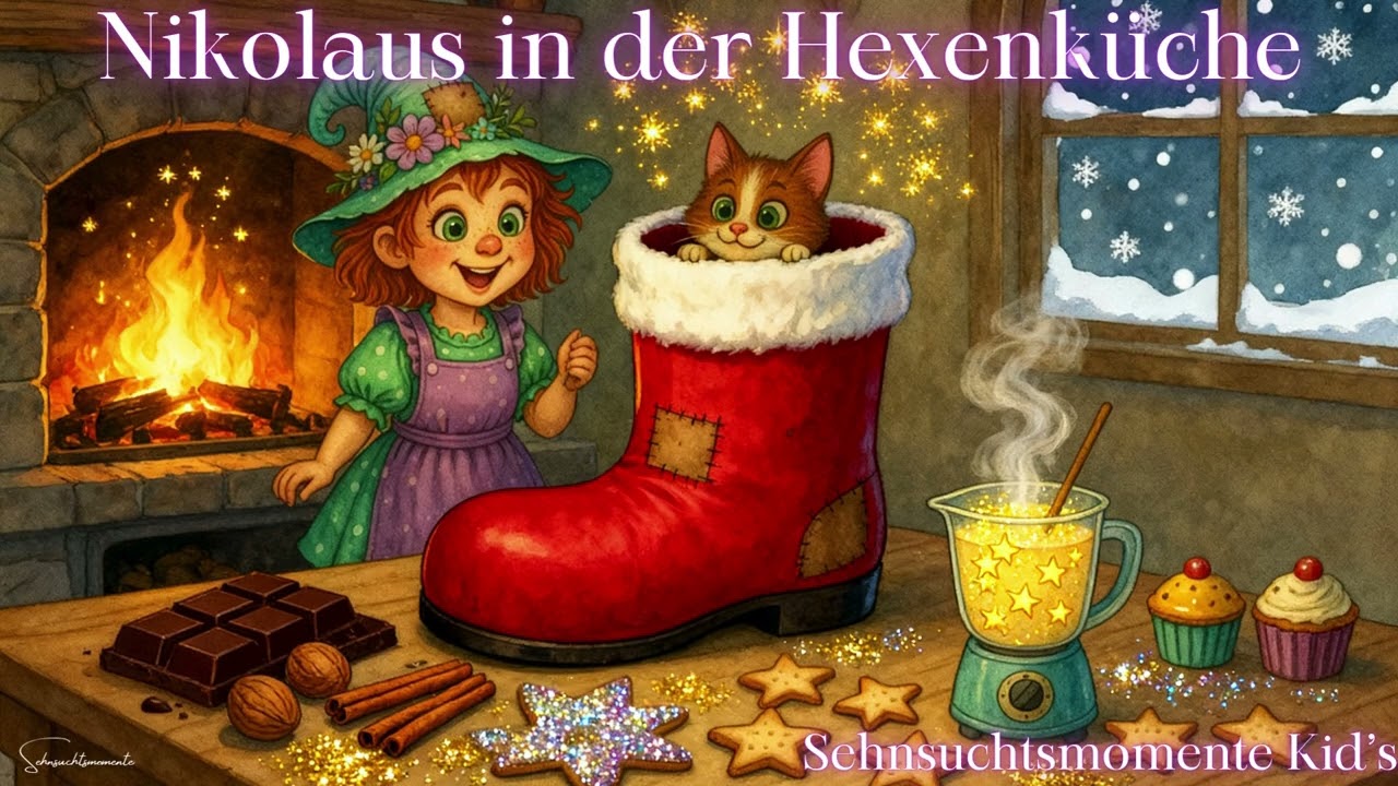 🎶🎅✨ Nikolaus in der Hexenküche – ein fröhliches Weihnachtslied für Kinder! 🎶 | Kinderlied ✨