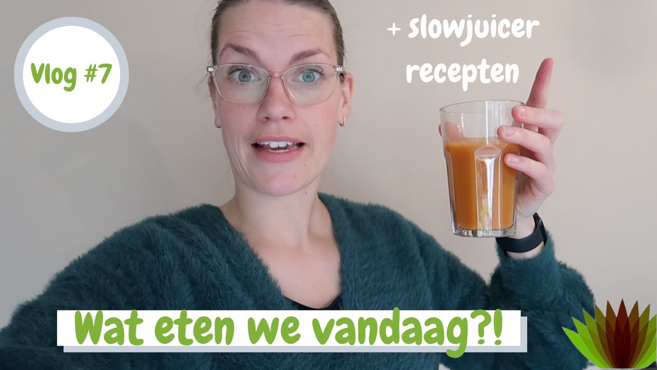 Eetdagboek, boodschappen shoplog van AH & juicen met mijn slowjuicer