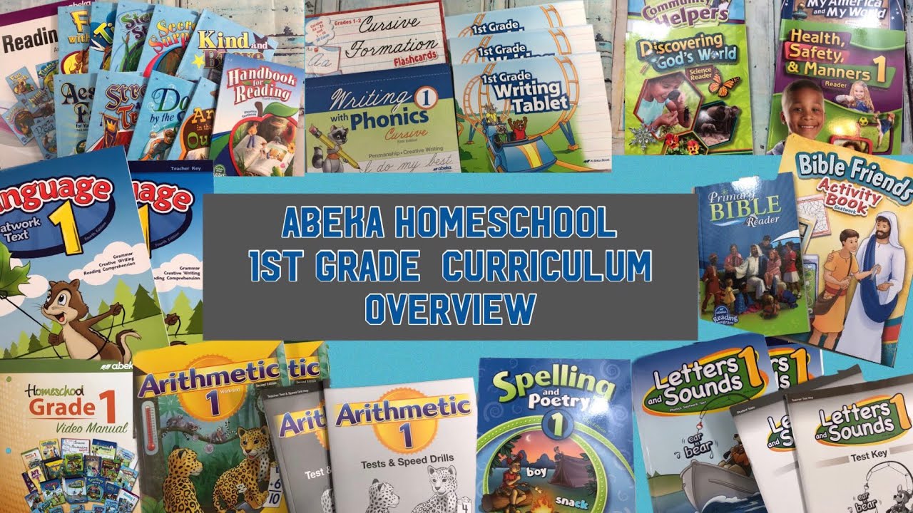 Abeka Homeschool 1st Grade Curriculum