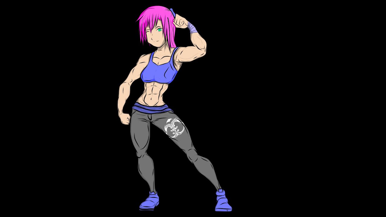 Angel (Muscle Anime Girl) w\Music