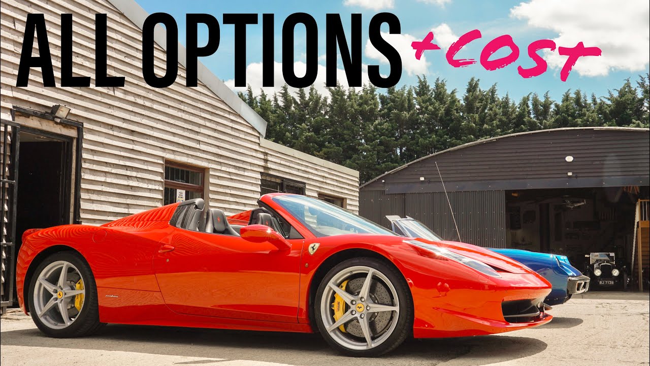 Какие опции есть у моего Ferrari 458? (Огромный выбор опций)!