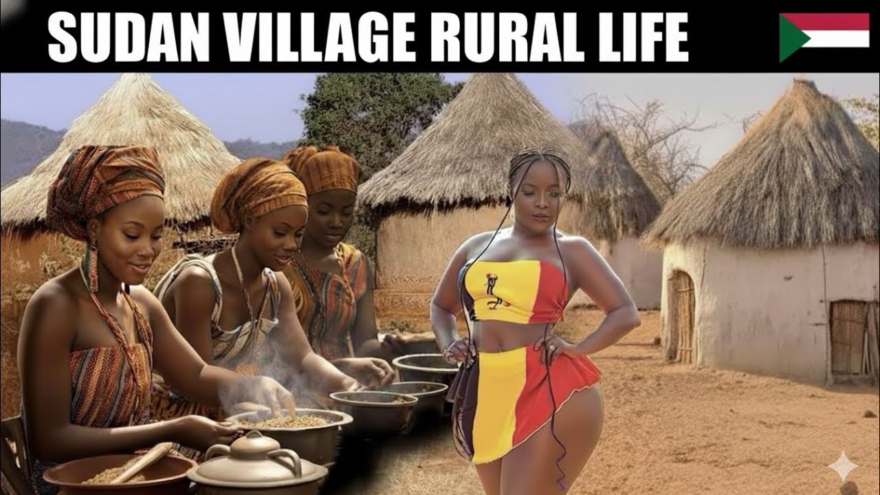 Beautiful Sudan’s Village Life in Africa | Remote Hidden Villages in the Savannah Desert | 