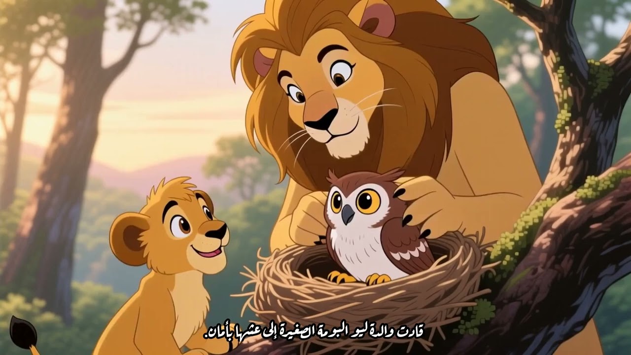 الأسد الصغير والشجاعة