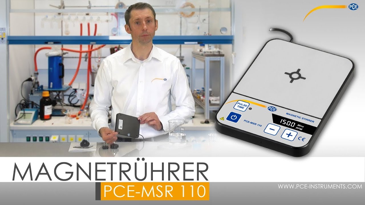 Magnetrührer PCE-MSR 110 mit Edelstahlrührfeld | PCE Instruments