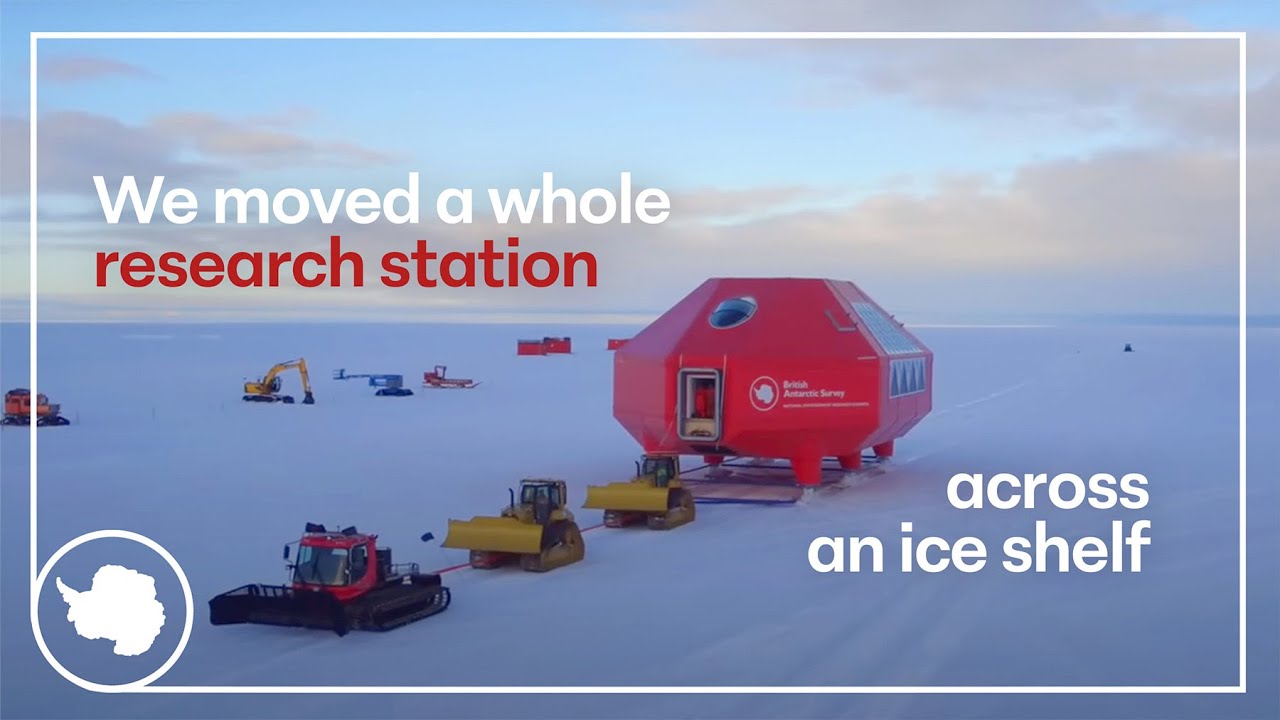 Moving Halley Research Station 23km across Antarctica  |  British Antarctic Survey