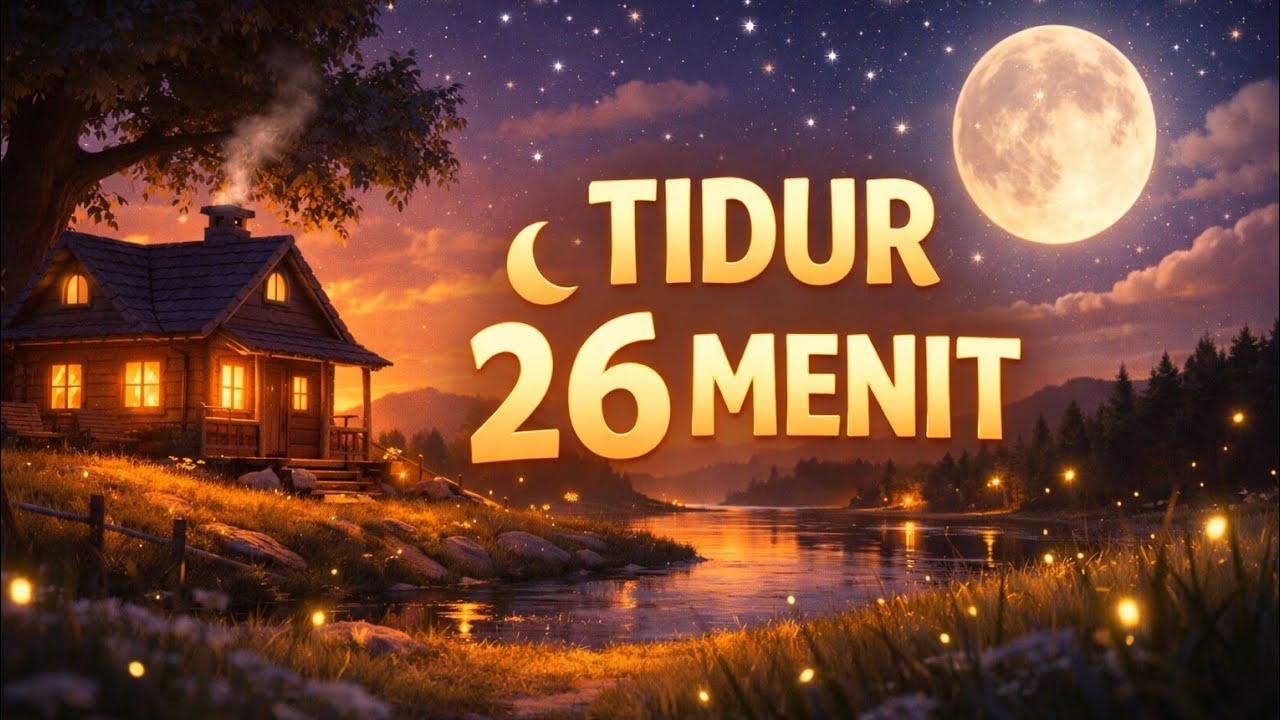 Dongeng Pengantar Tidur 26 Menit 🌙 Suasana Senja Damai & Relaksasi Malam 