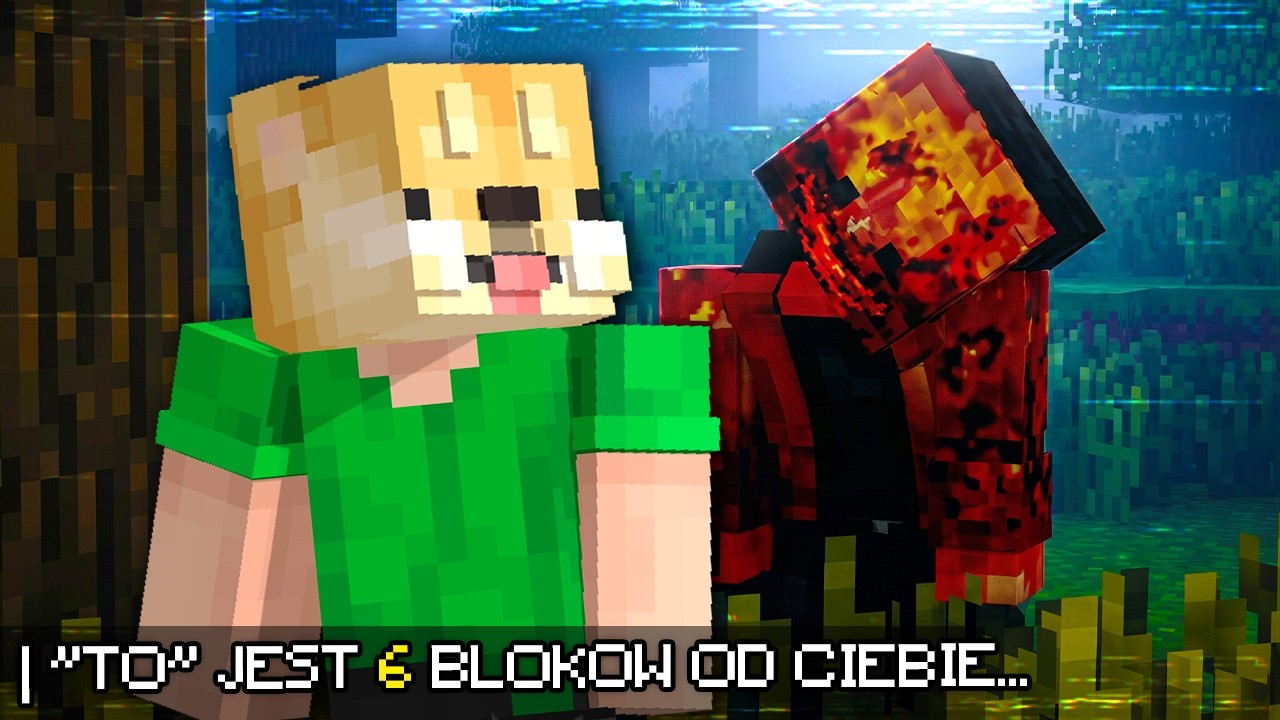 To COŚ ciągle za nami PODĄŻA w Minecraft Evil Hunter... 😲
