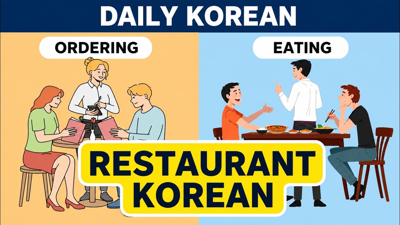 Learning Korean for Restaurants | 14 Must-Know Phrases for Dining Out in Korea