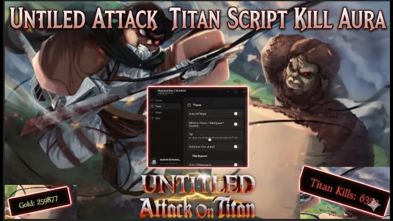 NEW *UNTITLED ATTACK ON TITAN* SCRIPT |Kill Aura | Auto Kill Titans | Inf Money | Roblox | Script
