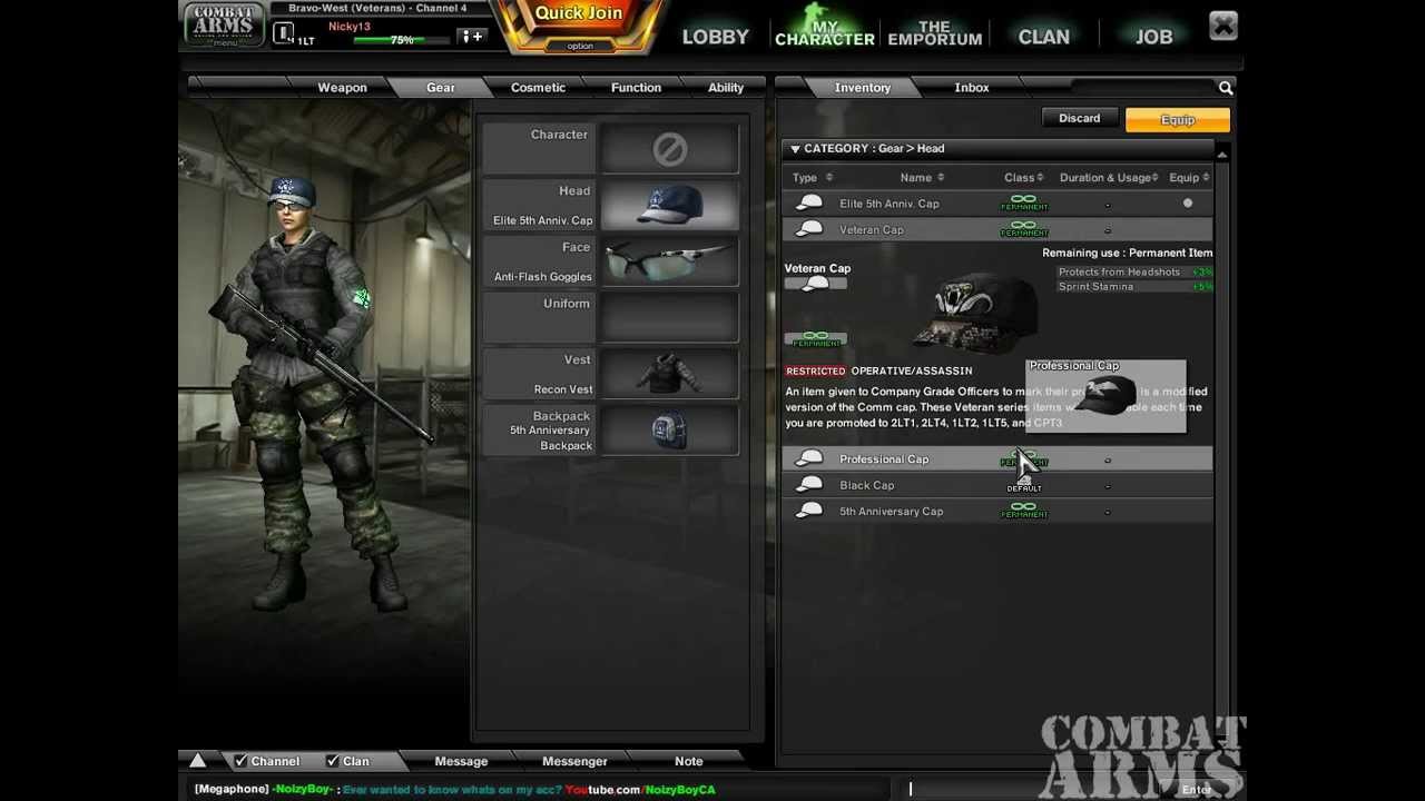 Nicky13 ACC combat arms na
