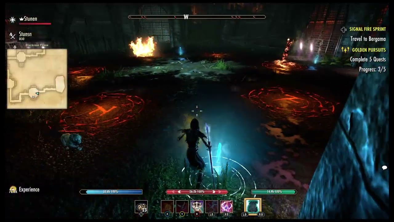 Black rose prison quick fastest xp grinding -Elder scrolls online 