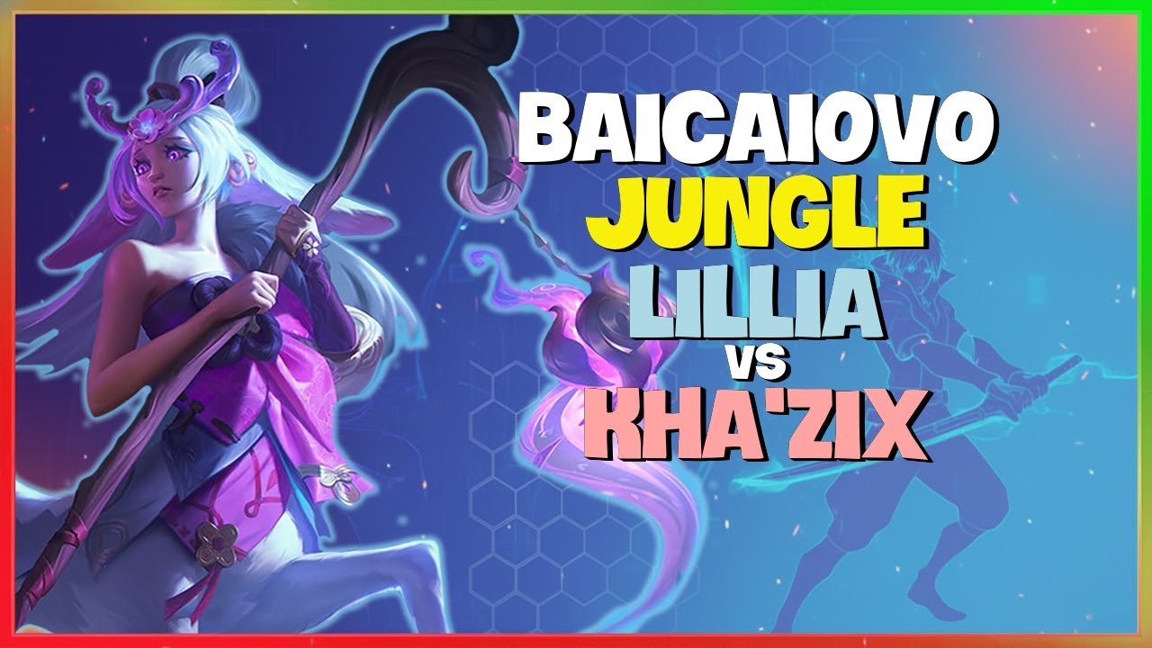 How Baicaiovo reached Rank 2 on the Super Server with INSANE Lillia jungle pathing Engsub