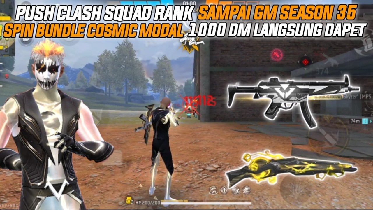 Namatin cs rank season 35 | spin bundle cosmic modal 1000 dm langsung dapet