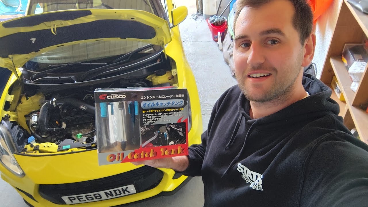 How to fit a Cusco oil catch tank to the ZC33S Suzuki Swift Sport