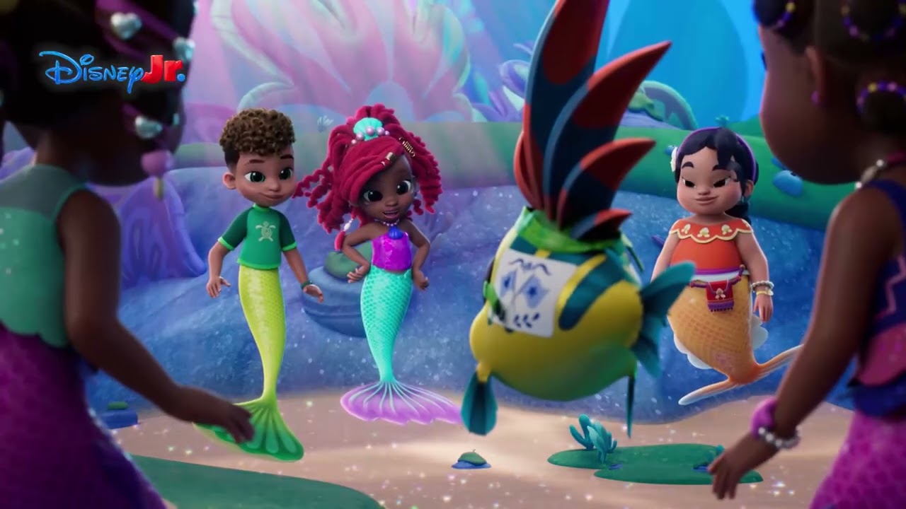 💦 Pierwszy wyścig Florka | Disney Junior Ariel | Disney Junior Polska