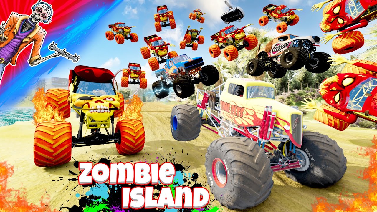 Monster Jam INSANE Pirate's Curse Adventure | Гонки, фристайл и скоростные прыжки