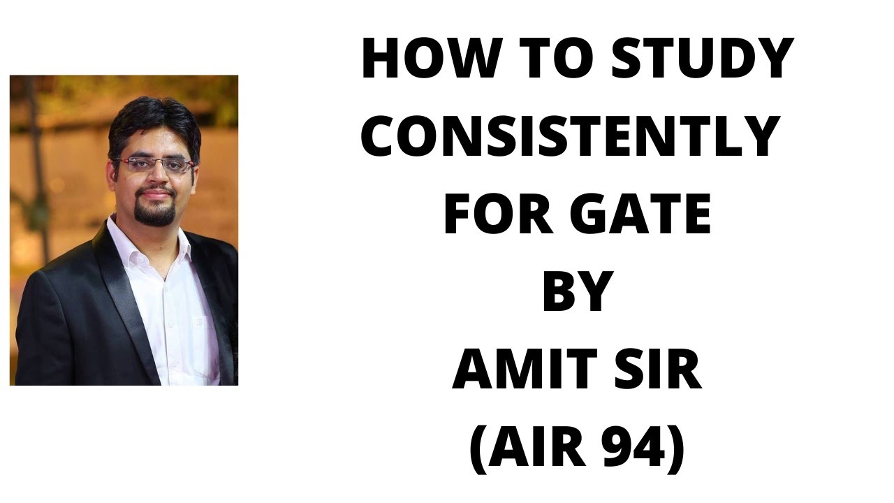 How to study consistently for gate