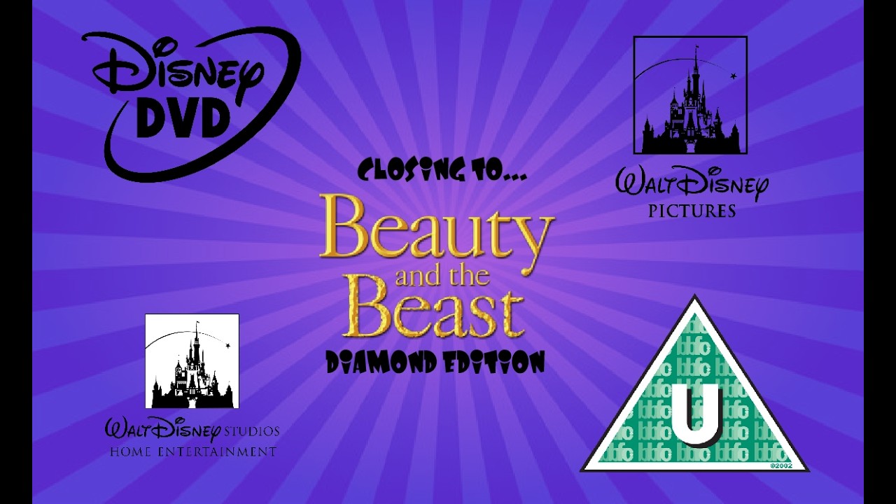 Closing to Beauty and the Beast: Diamond Edition 2010 UK DVD