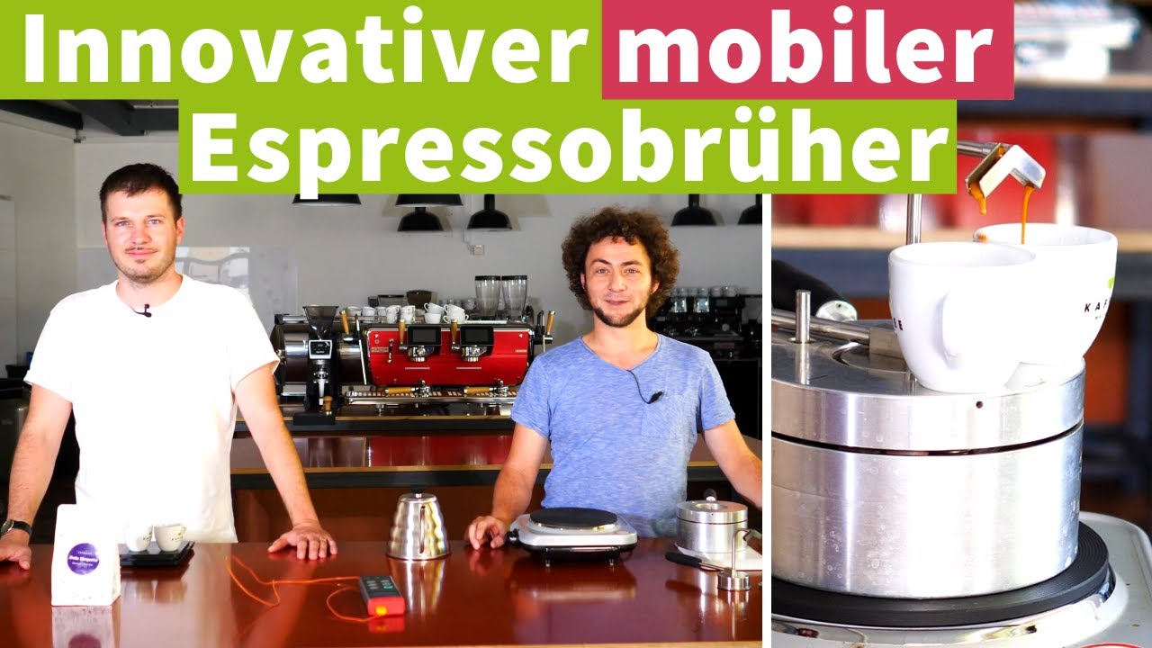 Mobiler Espresso - Innovativer Espressobr&uuml;her KTS 100