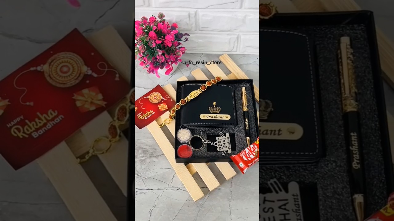 Customised Rakhi Hamper😍 #rakhi #rakshabandhan #subscribe #dmfororders #trending #viralvideo #shorts