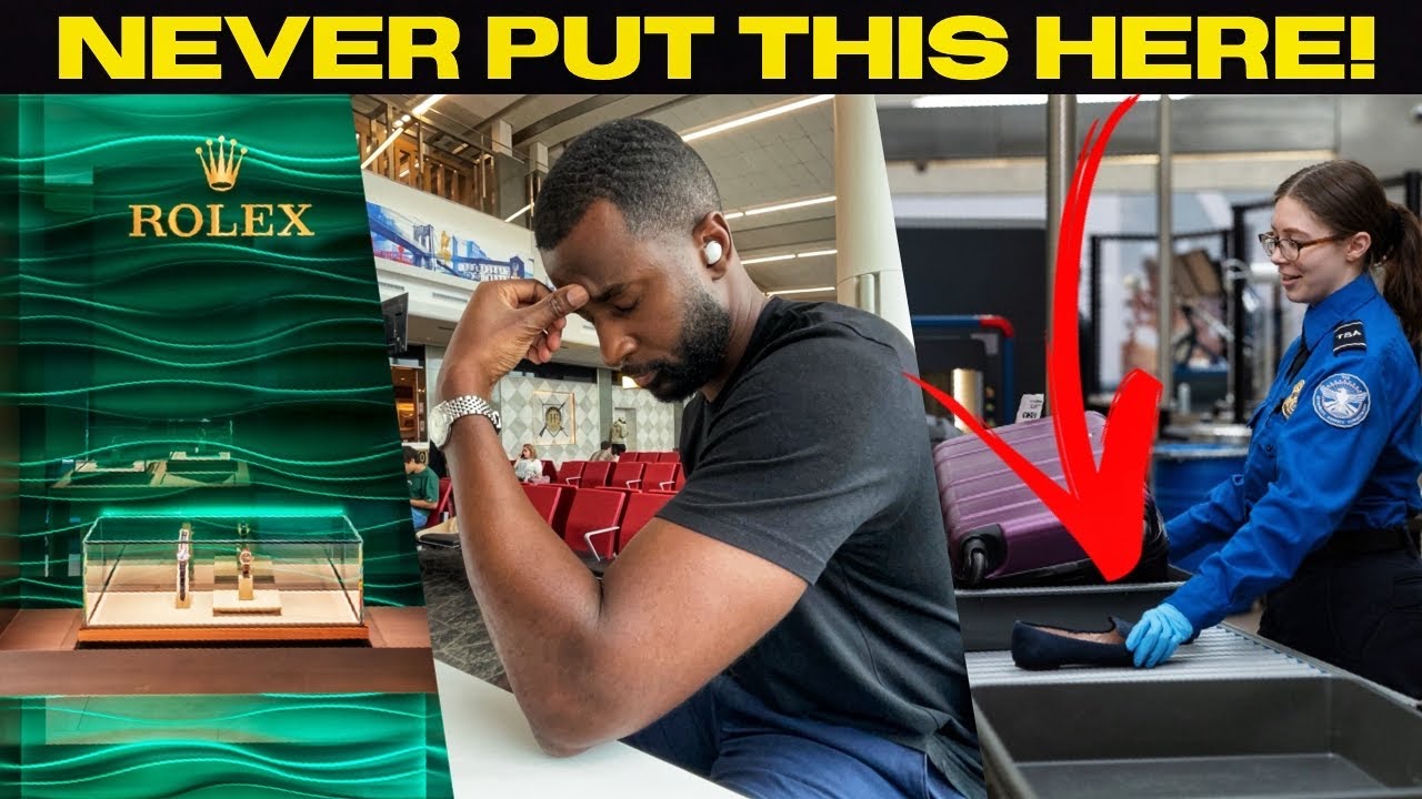 БУДЬТЕ ОСТОРОЖНЫ! ПУТЕШЕСТВУЙТЕ С ВАШИМИ ВЫСОКОКЛАССНЫМИ ЧАСАМИ ROLEX