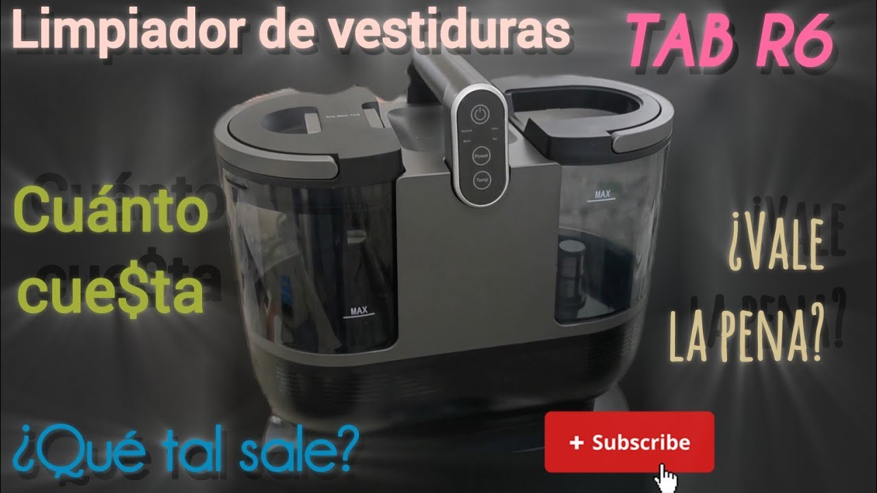 Reseña de la máquina de limpieza de vestiduras y alfombras TAB modelo R6