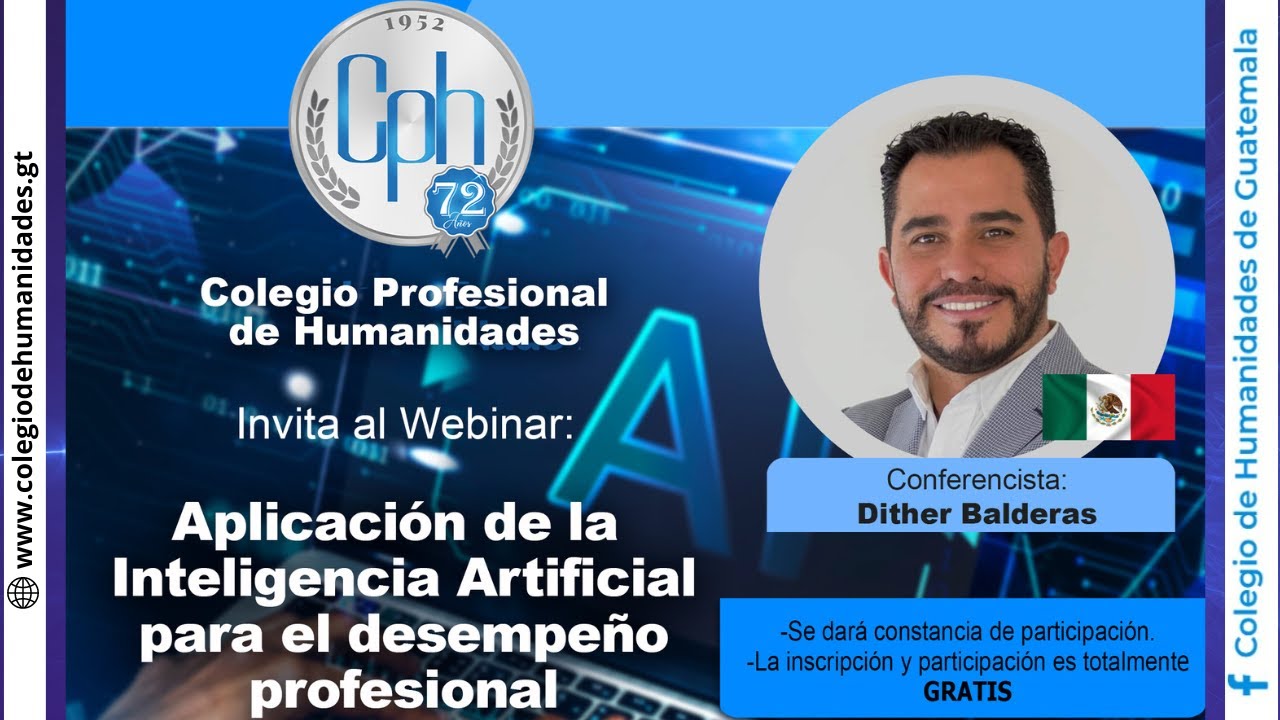 Webinar: Aplicación de la inteligencia artificial para el desempeño profesional