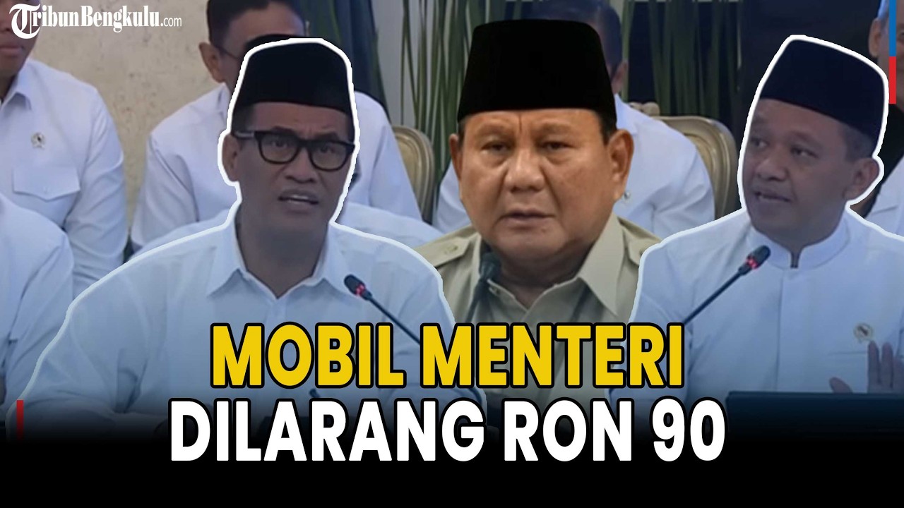 Bahlil Blak-blakan di Sidang Kabinet: Menteri Jangan Pakai RON 90
