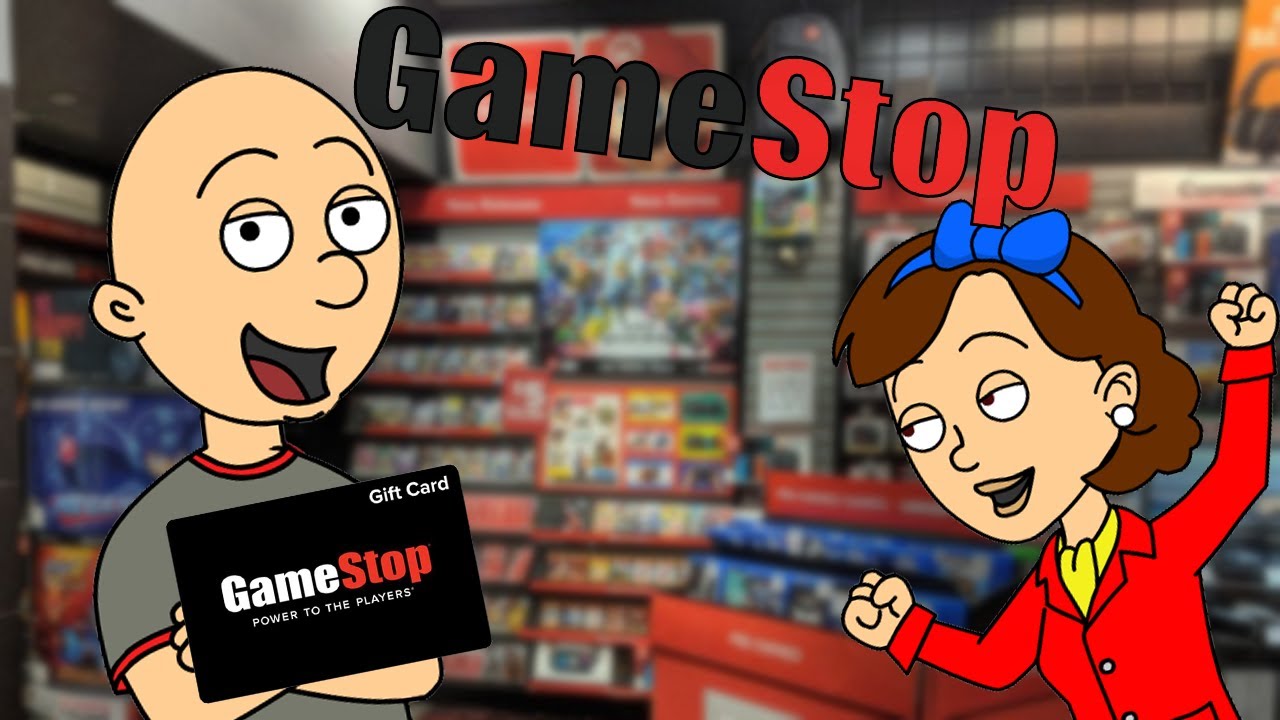 Classic Caillou Behaves At Gamestop/UNGROUNDED