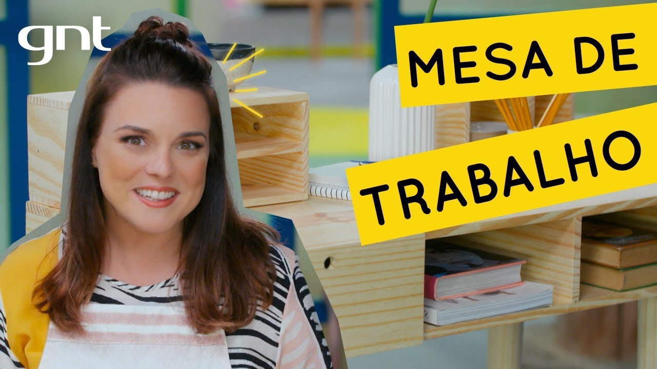 Escrivaninha: como fazer uma mesa de trabalho | Faça Você Mesmo | Thalita Carvalho