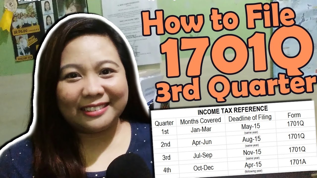 How to File Quarterly Income Tax 3rd Quarter [1701Q - 8% Flat Rate]