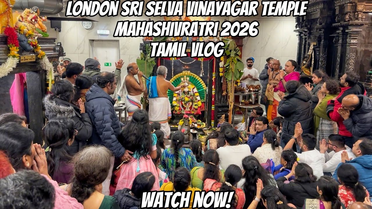 Mahashivratri 2026 Celebration in London, UK | Tamil Vlog