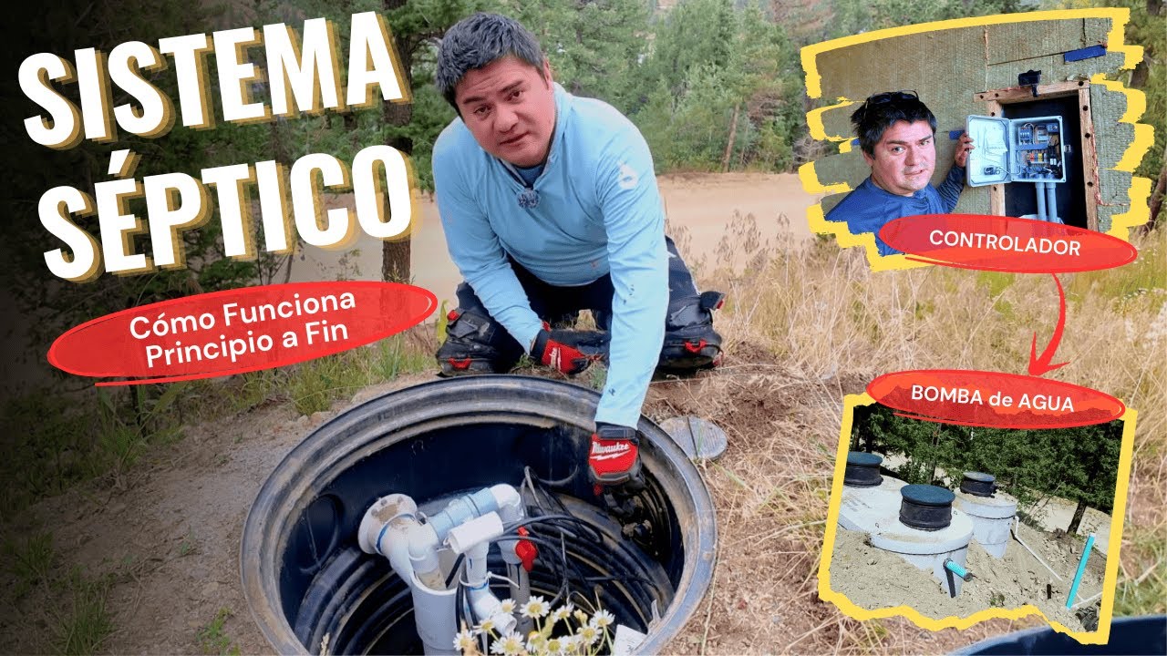 Cómo Funciona un Sistema Séptico (Fosa, Bomba y Controlador Explicado)