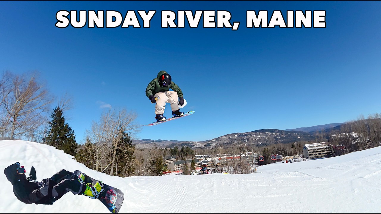 Сноубординг в штате МЭЙН в Sunday River ВПЕРВЫЕ!