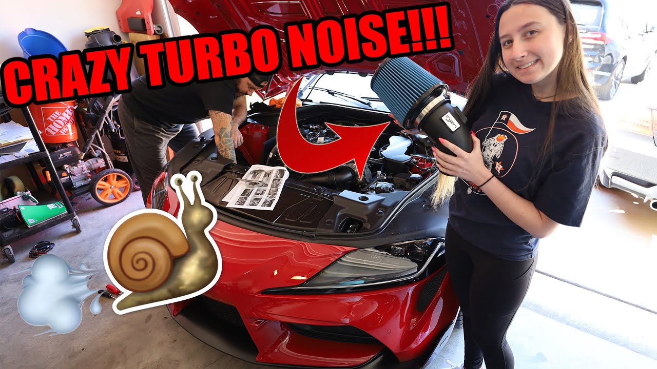 INJEN COLD AIR INTAKE INSTALL ON MY 2020 SUPRA = INSAINE TURBO NOISES!!!