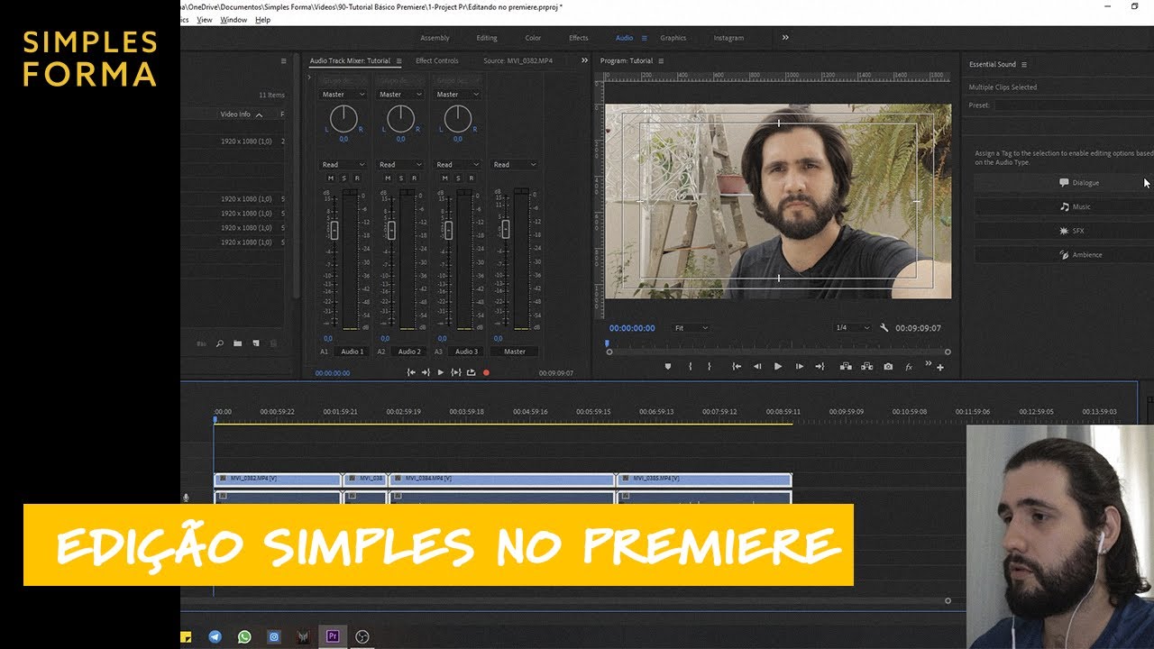 Tutorial Simples no Premiere Pro - 081