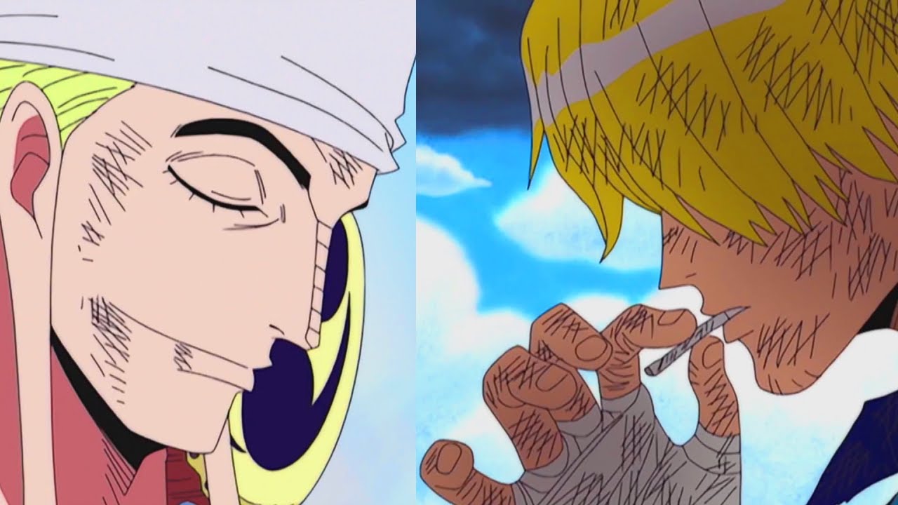 Sanji's sacrifice for Usopp against Enel - One piece
