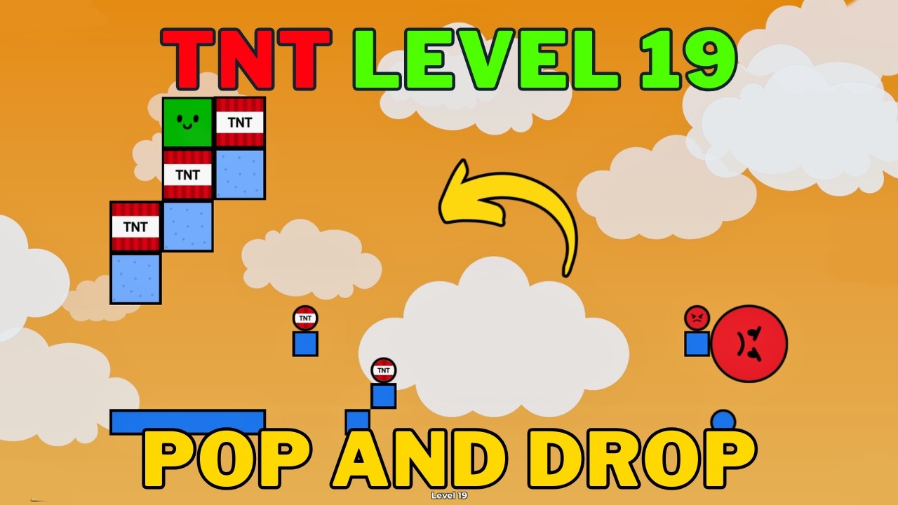 How To Complete Roblox Pop and Drop TNT Level 19 | Pop and Drop TNT Level 19 Guide