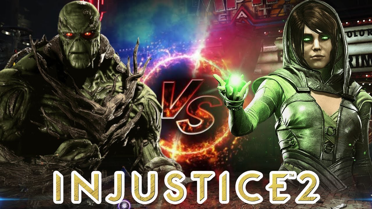 Injustice II Swamp Thing vs Enchantress Games Channel