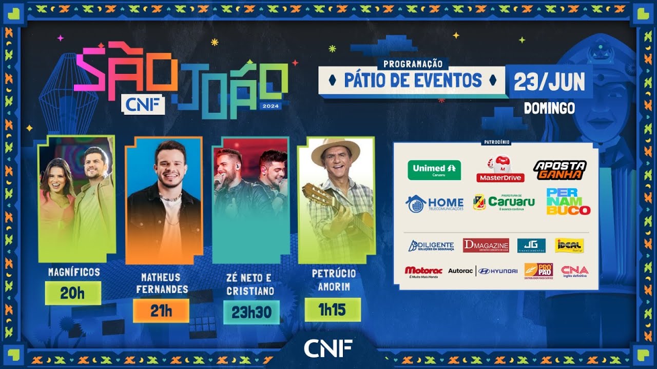São João de Caruaru 2024 - Ao Vivo - Pátio de Eventos - 23/06/2024 🔴