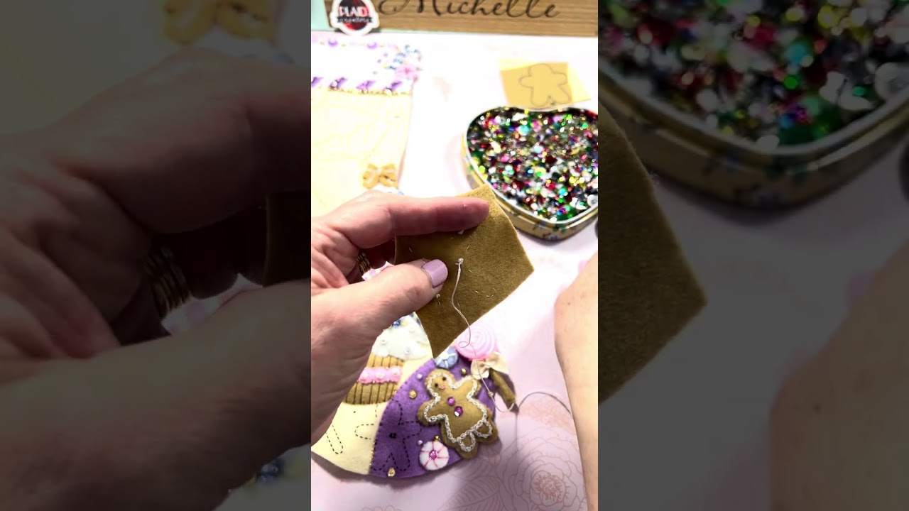 Bucilla Tutorial ~ Beaded Chain Stitch. “SugarPlum Fairy” “SugarPlum Dreams”