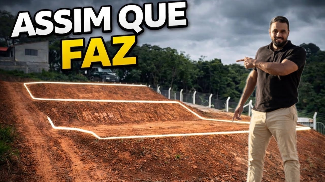 Lote Aclive (acima do nível da rua) terraplanagem com dois níveis - Residencial Iguatemi IV
