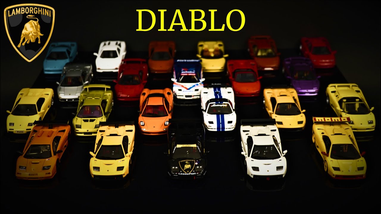 LAMBORGHINI DIABLO - GENERATIONS - 1/43 scale