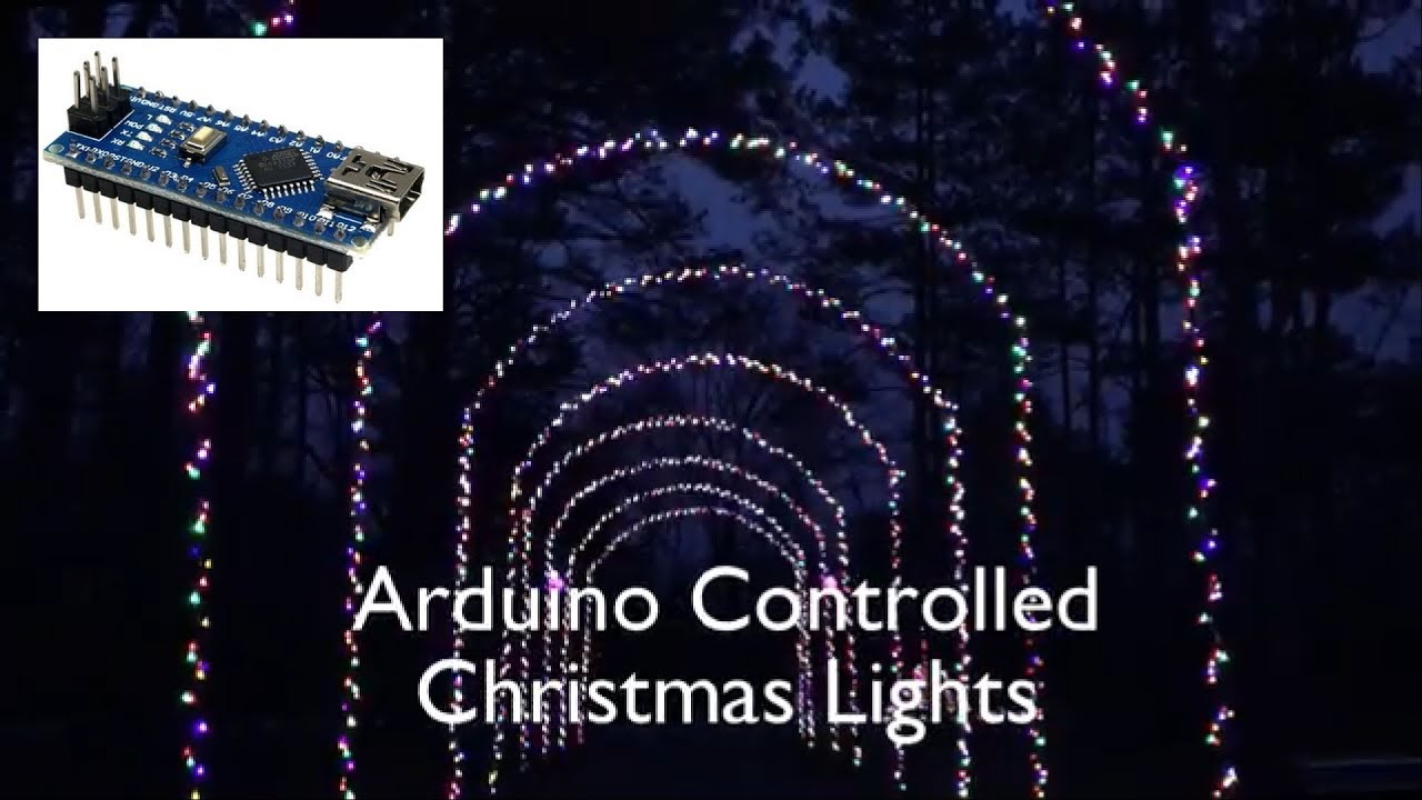 Рождественские огни, управляемые Arduino своими руками