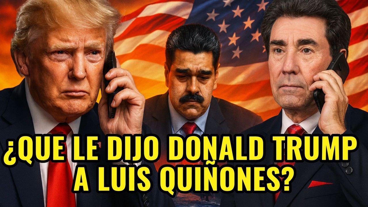 Luis Quiñones revela detalles de su llamada con Trump y analiza la fecha límite para Maduro