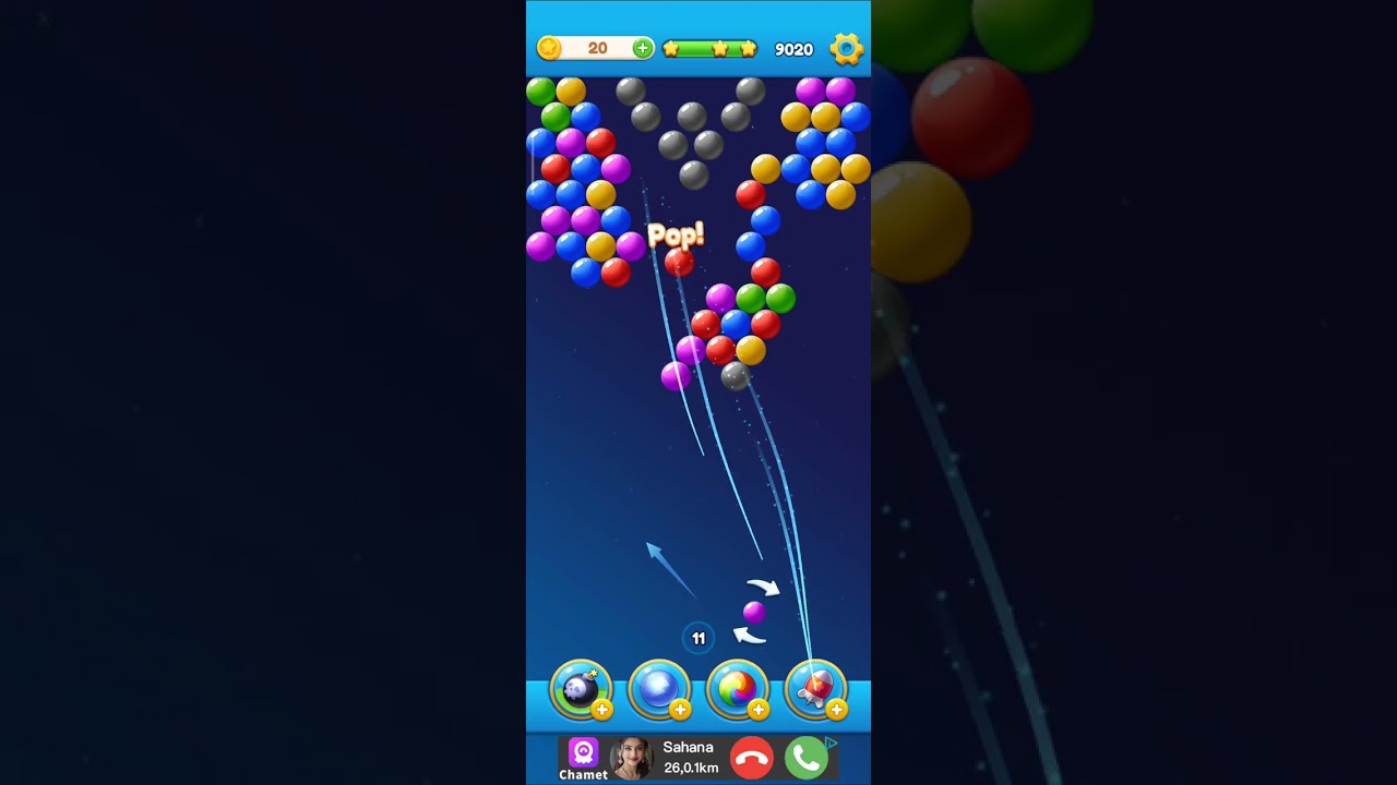 Bobble blaster game play 37 level (speed run) 