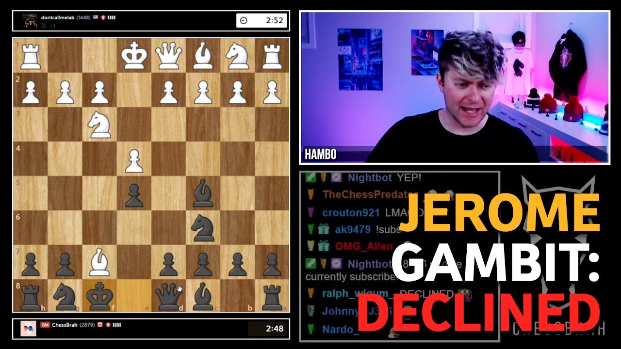 Aman DECLINES the Jerome Gambit
