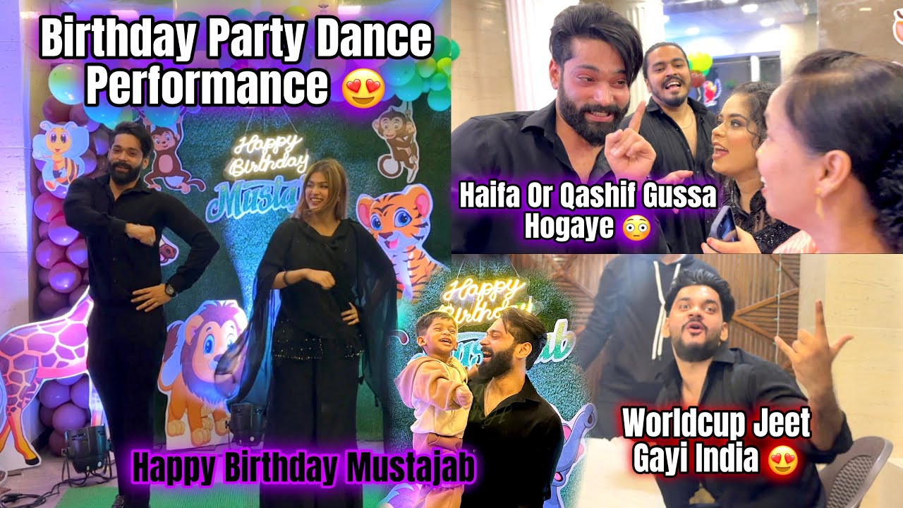 Dance Performance Abresh Or Ayesha Ka Birthday Party Me 😍| Gussa Hogaye | Fokats | Abresh & Zeeshan